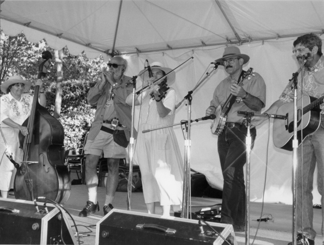 Idyll Hands at Folklife, taken in 1994