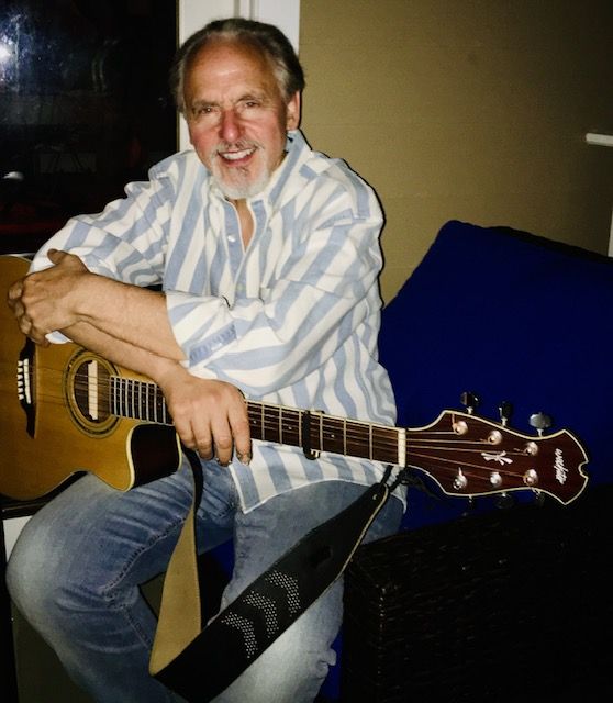 Jim Murray with guitar